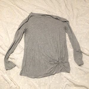 Gray Long Sleeve Shirt